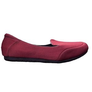 H by Halston Karina Twist and Flex Slip-On Burgundy Flats